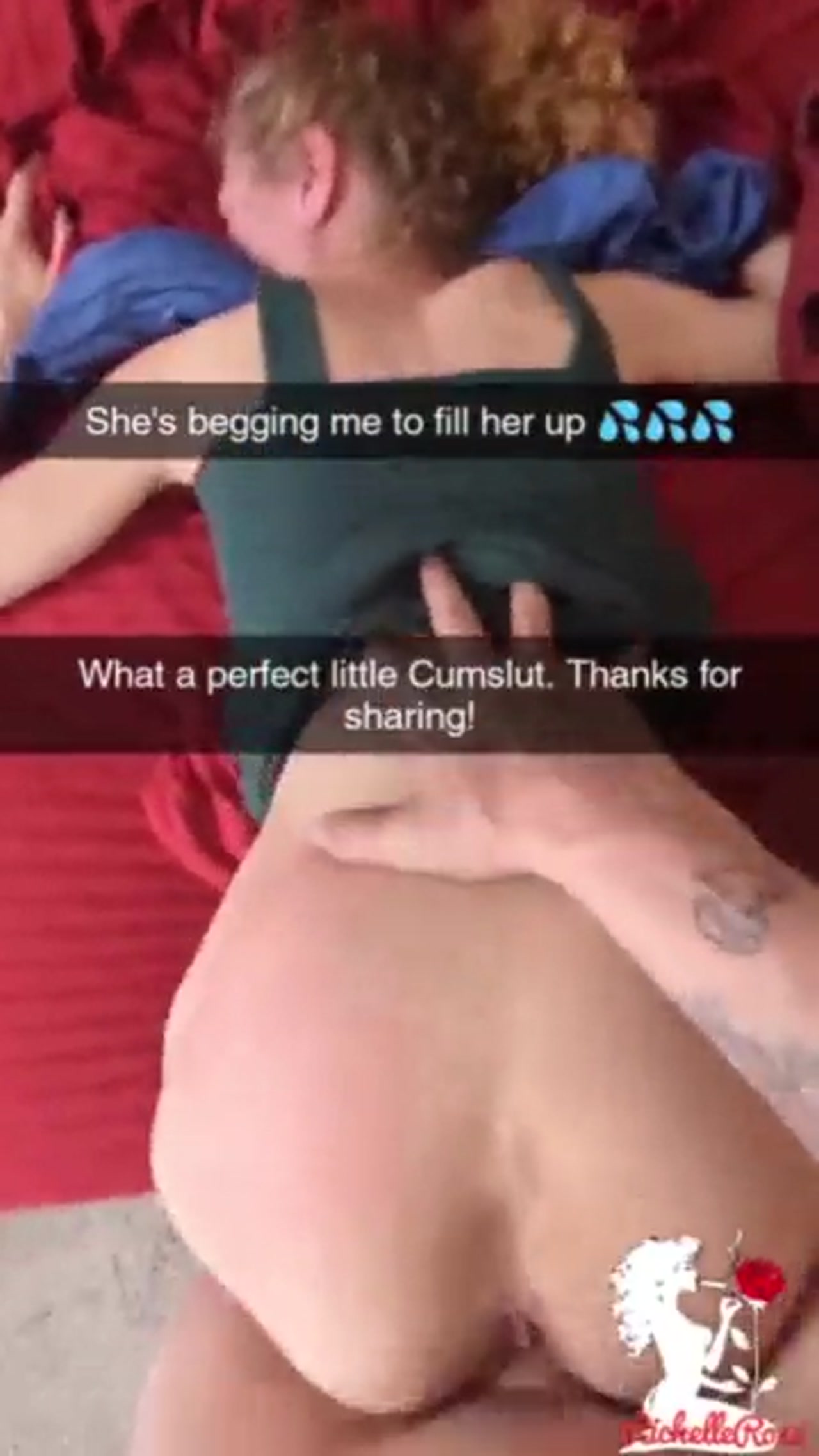 Неверная MILF-жена трахается и кончает внутрь на Snapchat подборка