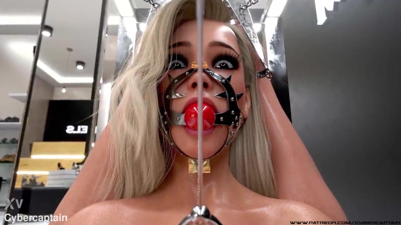 Наказание блондинок-воровок - 3D BDSM связывание фетиш